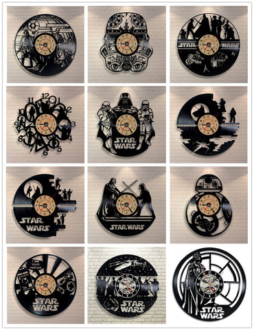 Star Wars Vinyl Record Clock